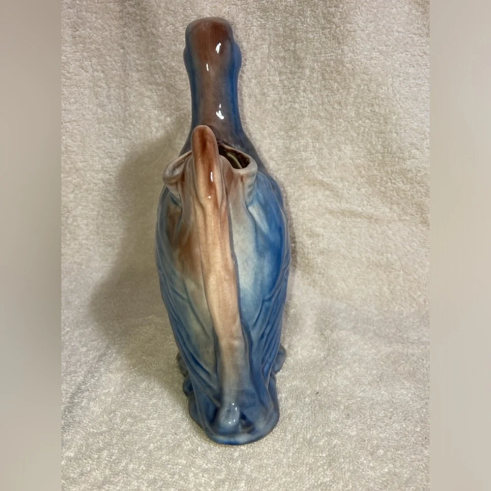 VTG LARGE POTTERY DUCK -UNSIGNED